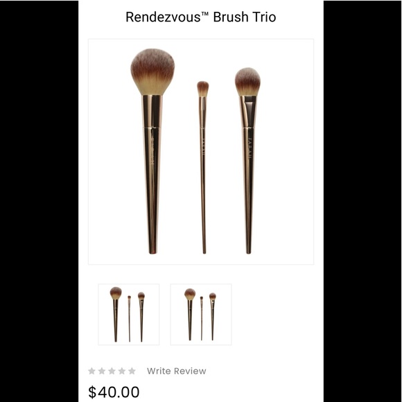 Farah Makeup Farah Trio Brush Set New In Packaging Poshmark